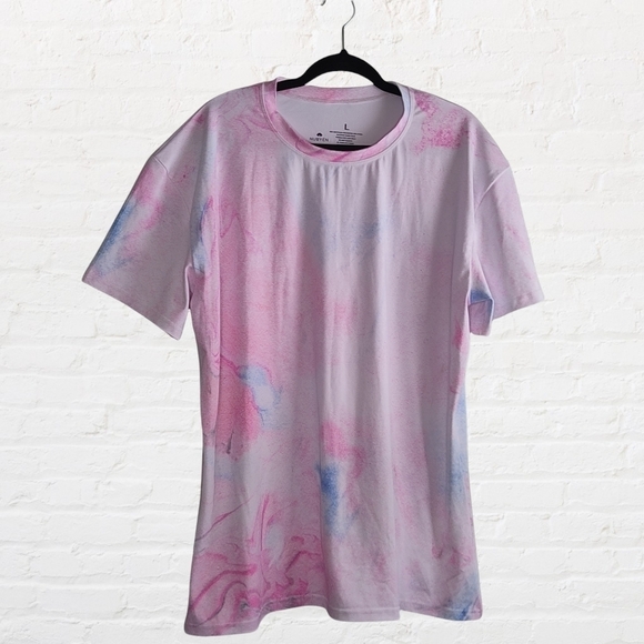 Nubyen multi tee mini day dress in pink - Picture 4 of 7